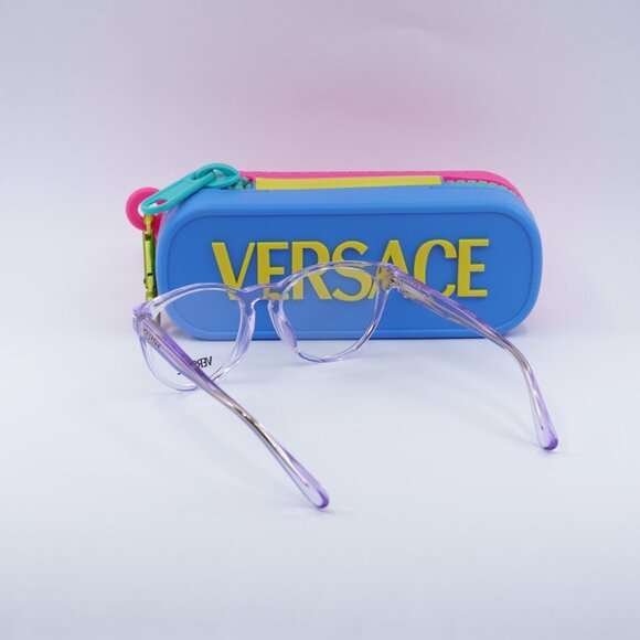 Versace Kids VK3321U 5372 Cat Eye Eyeglasses 48mm - Pink Transparent - Picture 10 of 10